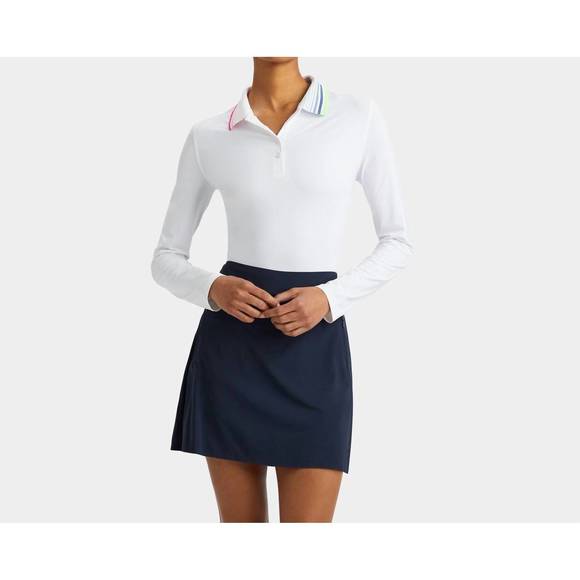 G/FORE MEN SILKY PIQU? CONTRAST BANDED SLEEVE POLO